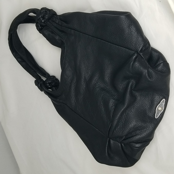 Elliott Lucca large black purse with knotted straps to carry over shoulder - Picture 2 of 10